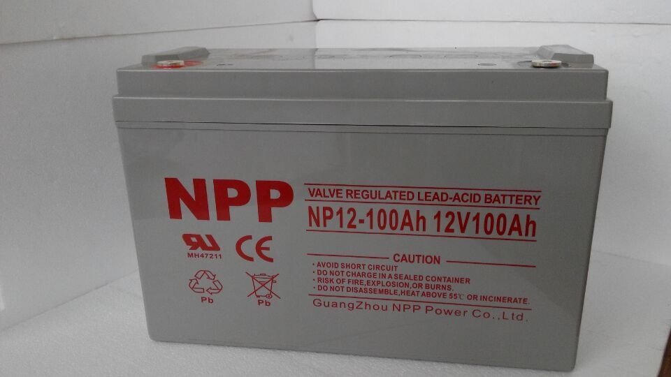 NPP蓄电池|12V100AH|阀控式铅酸蓄电池|